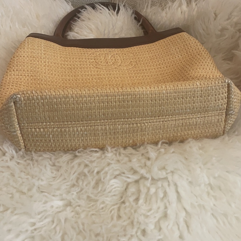 Chanel Raffia summer tote- RARE - Picture 8 of 13